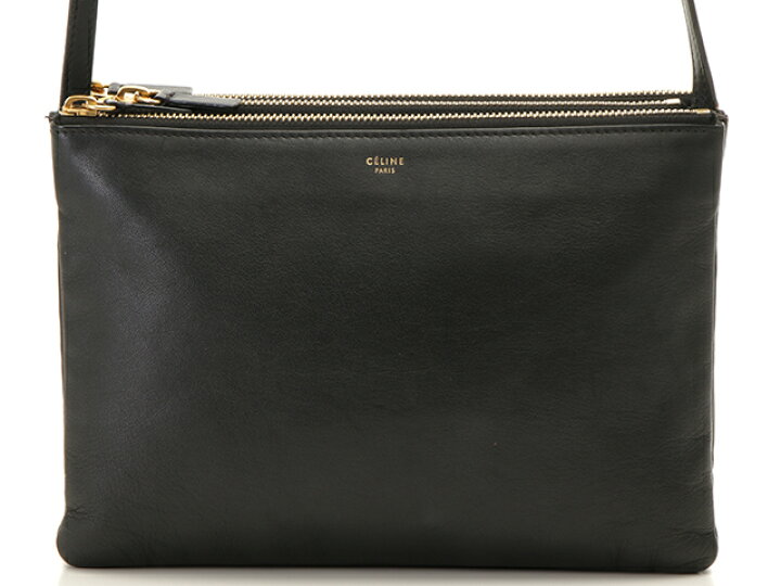 楽天市場】CELINE セリーヌ トリオ ショルダーバッグ ラージ 