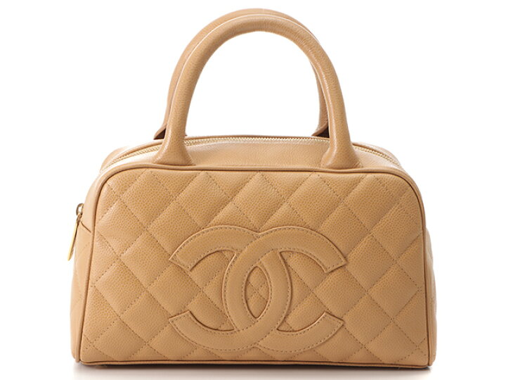 楽天市場】CHANEL シャネル マトラッセ ミニボストンバッグ キャビア 