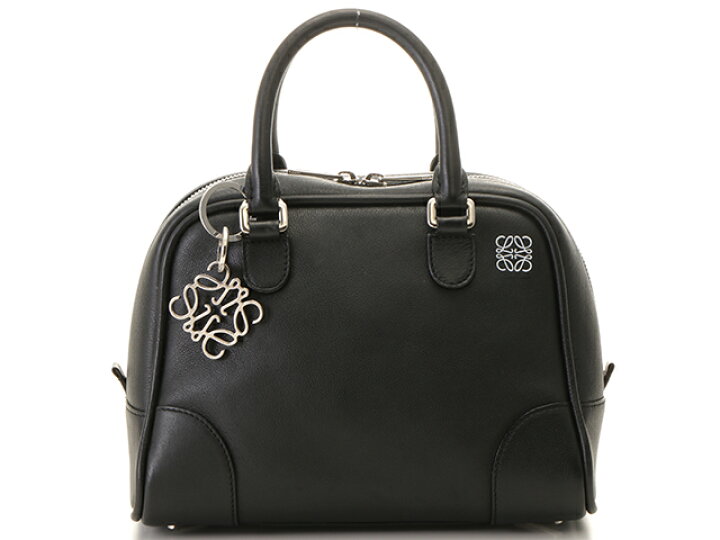 楽天市場】LOEWE ロエベ アマソナ75 ブラック レザーハンドバッグ  