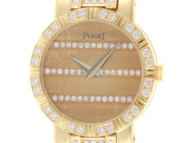 2023年6月コンプリートサービス済み PIAGET ピアジェ ダンサー 18Kイエローゴールド ダイヤベゼル ダイヤブレスレット レディース クオーツ （2147100455984）【200】 【中古】【大黒屋】