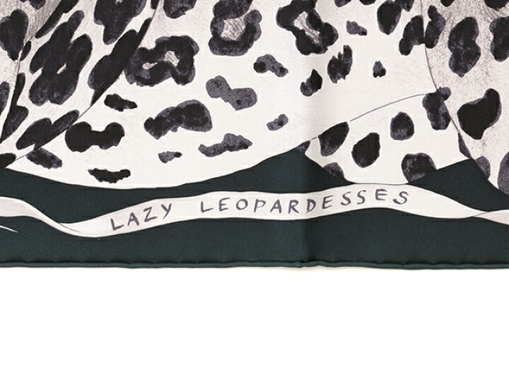 HERMES エルメス スカーフ カレ90 Lazy Leopardesses レイジー・レオパード スカーフ 2021AW ヒョウ柄 ノワール/グリ/アンスラシット 新品同様品【472】AH 【中古】【大黒屋】 質屋 大黒屋 カレジェアン La Selle Imaginaire グリ・シネ ブルー2143200521833
