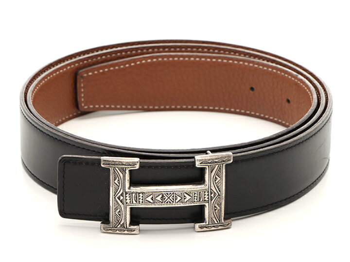 楽天市場】HERMES エルメス コンスタンスHベルト トゥアレグ ブラック  