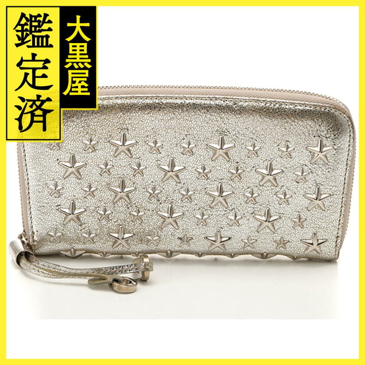 楽天市場】JIMMY CHOO ジミーチュウ スタースタッズ ラウンドジップ長  