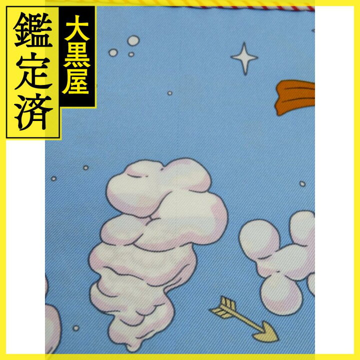 楽天市場】HERMES エルメス スカーフ カレ90 私の雲 SUR MON NUAGE  