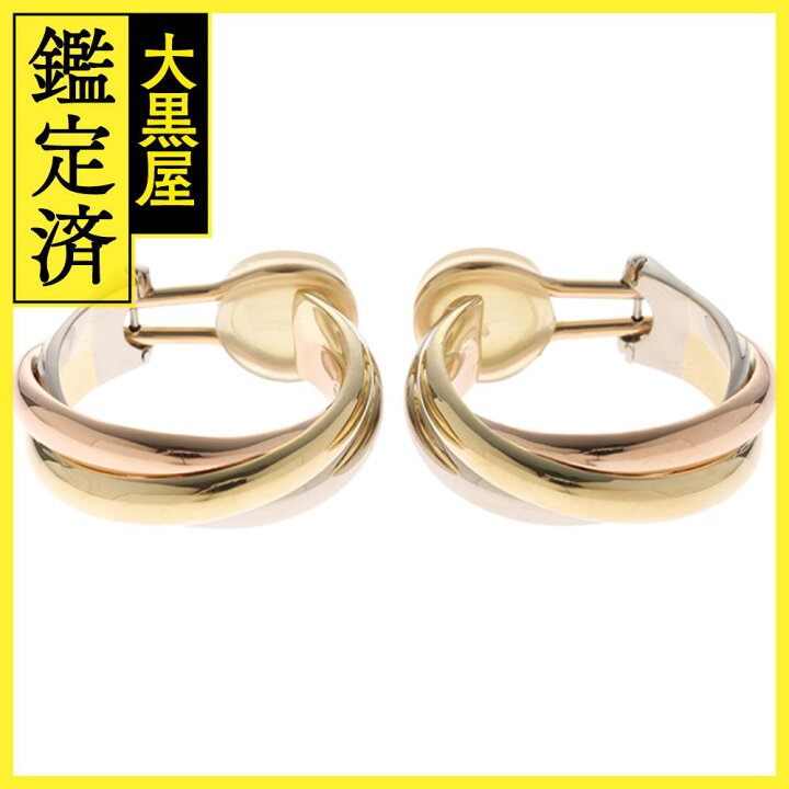 楽天市場】Cartier カルティエ トリニティ イヤリング K18 イエロー  