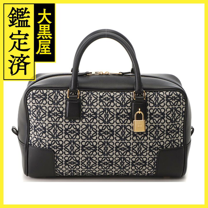 楽天市場】LOEWE ロエベ アナグラム アマソナ28 ネイビー／ブラック  