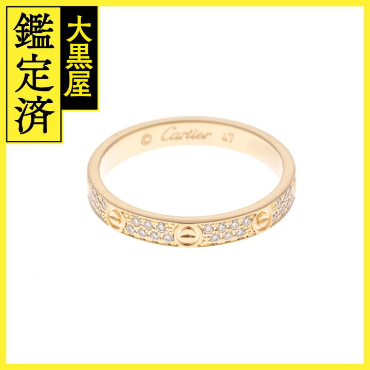 楽天市場】Cartier カルティエ ミニラブ リング K18イエローゴールド 