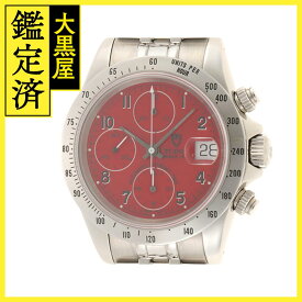 TUDOR　チュードル　プリンスデイト クロノタイム　79280　SS/SS　自動巻き　メンズ　レッド【430】2148103549557 【中古】【大黒屋】