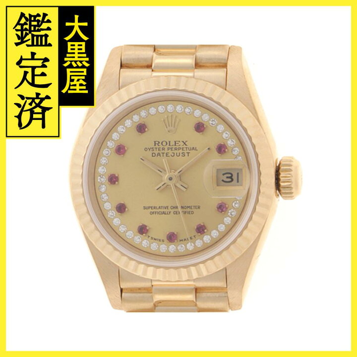 楽天市場】R番 ROLEX ロレックス デイトジャスト 69178LR 自動巻き YG  