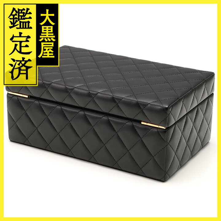 楽天市場】CHANEL シャネル マトラッセ ジュエリー ボックス 黒  