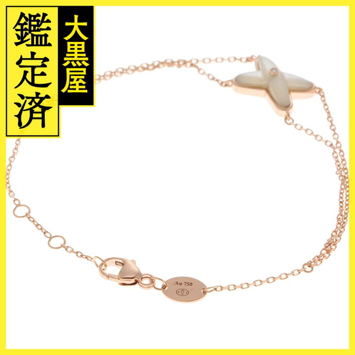 楽天市場】CHAUMET ショーメ リアンブレスレット K18ピンクゴールド 白 