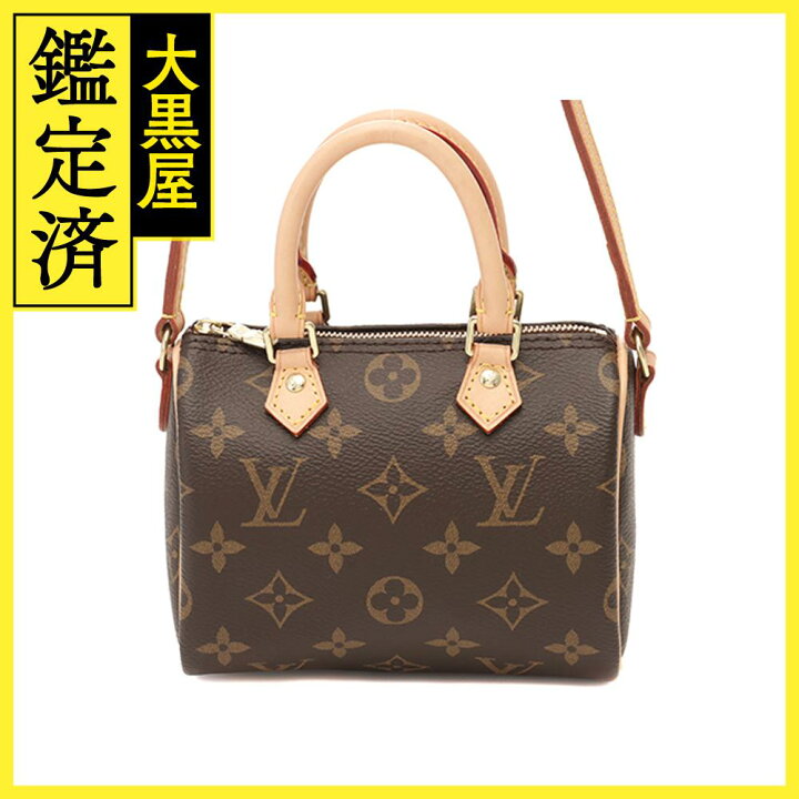 楽天市場】LOUIS VUITTON ルイヴィトン ナノ・スピーディ モノグラム 