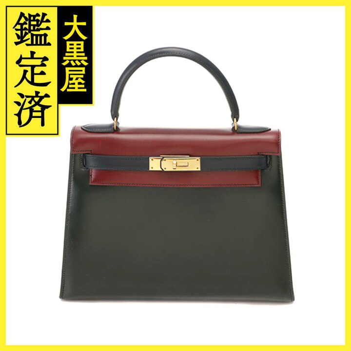 楽天市場】HERMES エルメス ケリー28 ルージュアッシュ/ブルー  