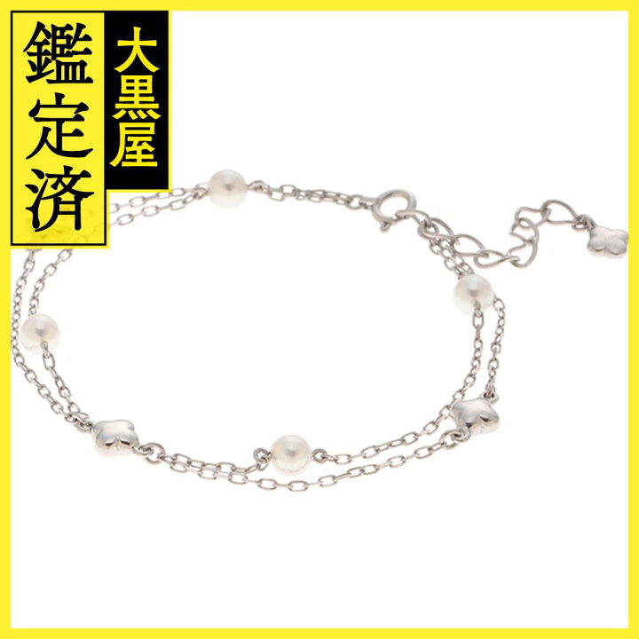 楽天市場】MIKIMOTO ミキモト ブレスレット K18ホワイトゴールド  