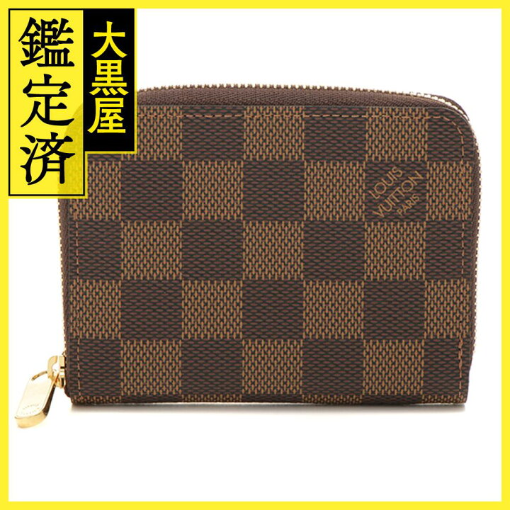 楽天市場】LOUIS VUITTON ルイヴィトン ジッピー・コインパース ダミエ  