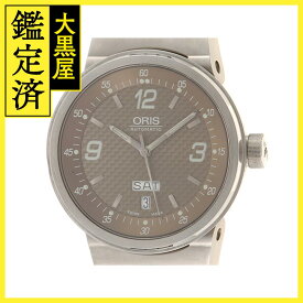 ORIS　オリス　ウィリアムズ F1　635.7560.4162　ステンレス/ラバー　SS/ラバー　ブラウン　メンズ　自動巻き【432】2147300366554 【中古】【大黒屋】