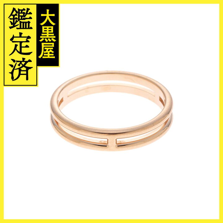 楽天市場】HERMES エルメス アリアンヌリング K18ピンクゴールド 約2.9  