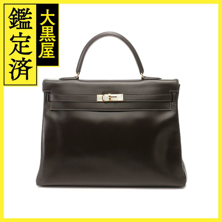 楽天市場】HERMES ケリー35 ショコラ（ブラウン）/ボックスカーフ/GP  
