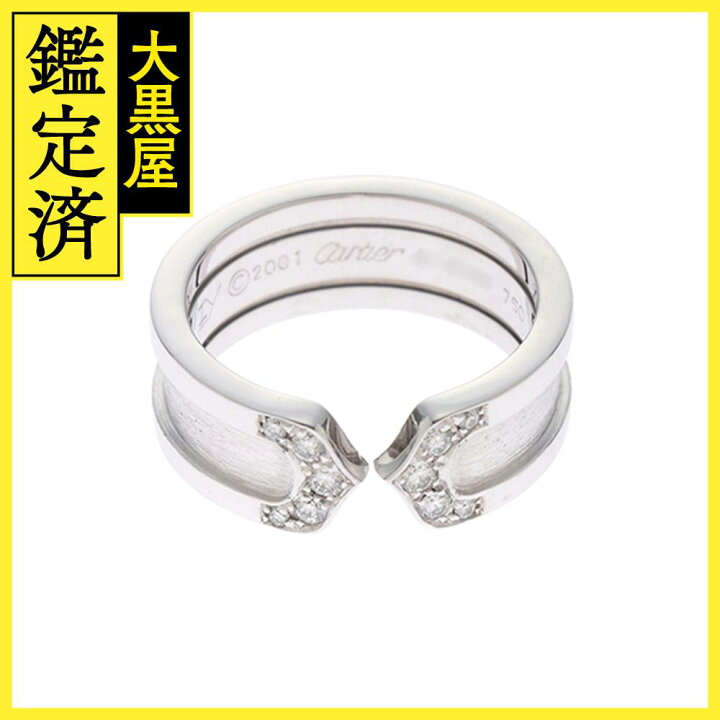 楽天市場】Cartier カルティエ リング C2ダイヤリング 47号 K18WG  