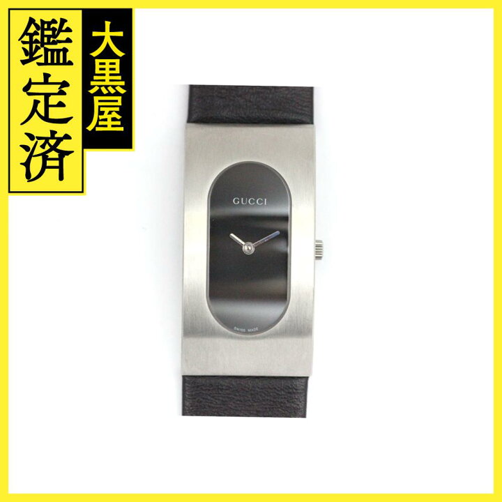 楽天市場】GUCCI グッチ 腕時計 2400L ステンレス／革 ブラック文字盤  