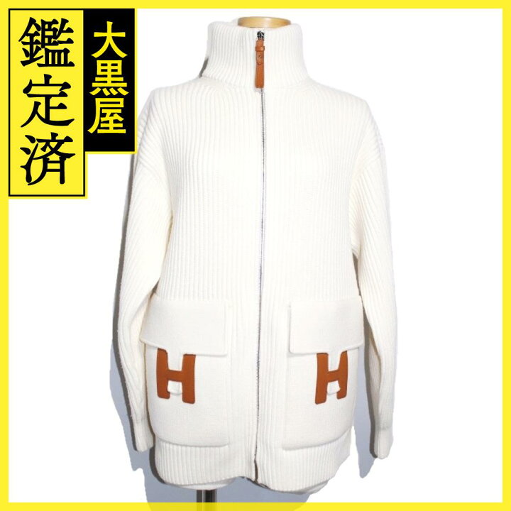 楽天市場】HERMES エルメス 衣類 ニットジャケット レディース36 