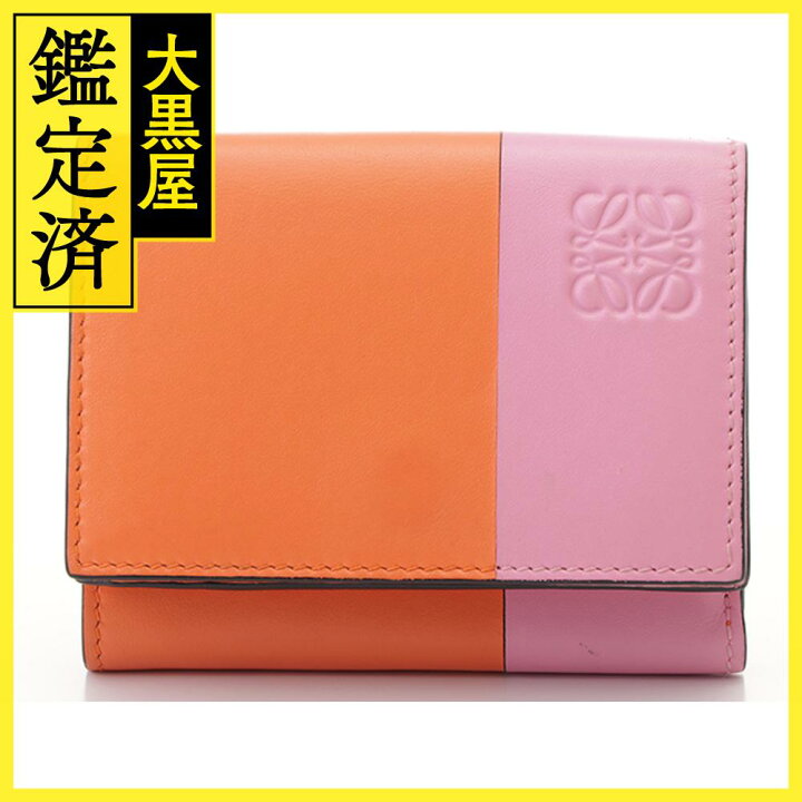 楽天市場】LOEWE ロエベ 三つ折り財布 トライフォールド ウォレット  