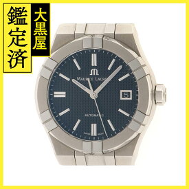 Maurice Lacroix Aikon モーリスラクロア アイコン デイト ブラック メンズ 自動巻き （2148103615047）【200】 【中古】【大黒屋】