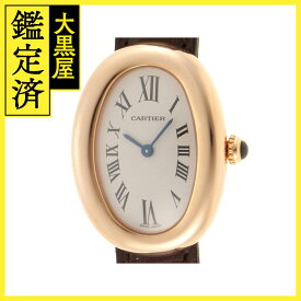 Cartier カルティエ ベニュワール SM W1544956 18RG/革 腕時計 レディース アイボリー文字盤（2141300409235）【430】 【中古】【大黒屋】