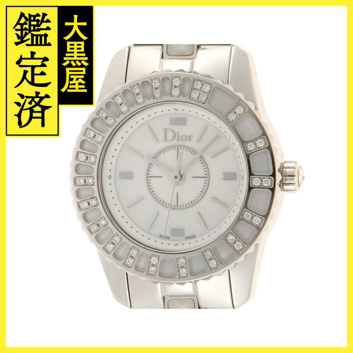 楽天市場】Dior ディオール 腕時計 クリスタル ダイヤベゼル CD112113 