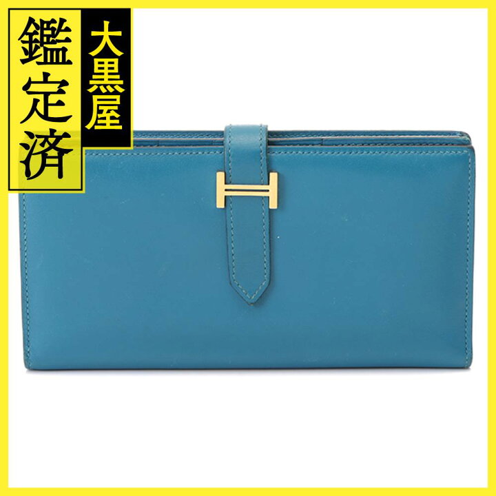 楽天市場】HERMES エルメス ベアンスフレ ブルーイズミール×GP A刻印  