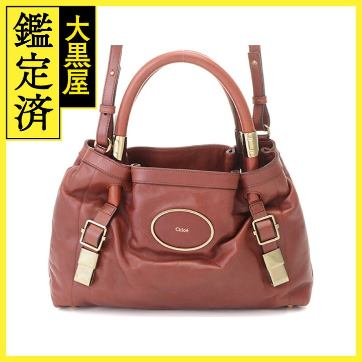 楽天市場】Chloe クロエ ヴィクトリア 2WAYショルダー ブラウンレザー 