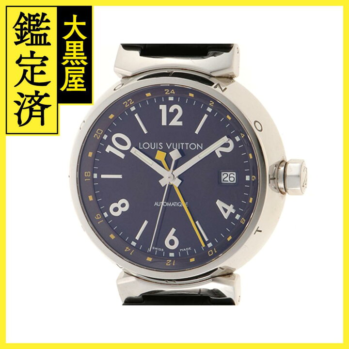 楽天市場】LOUIS VUITTON ルイ・ヴィトン 腕時計 タンブールGMT Q11310 