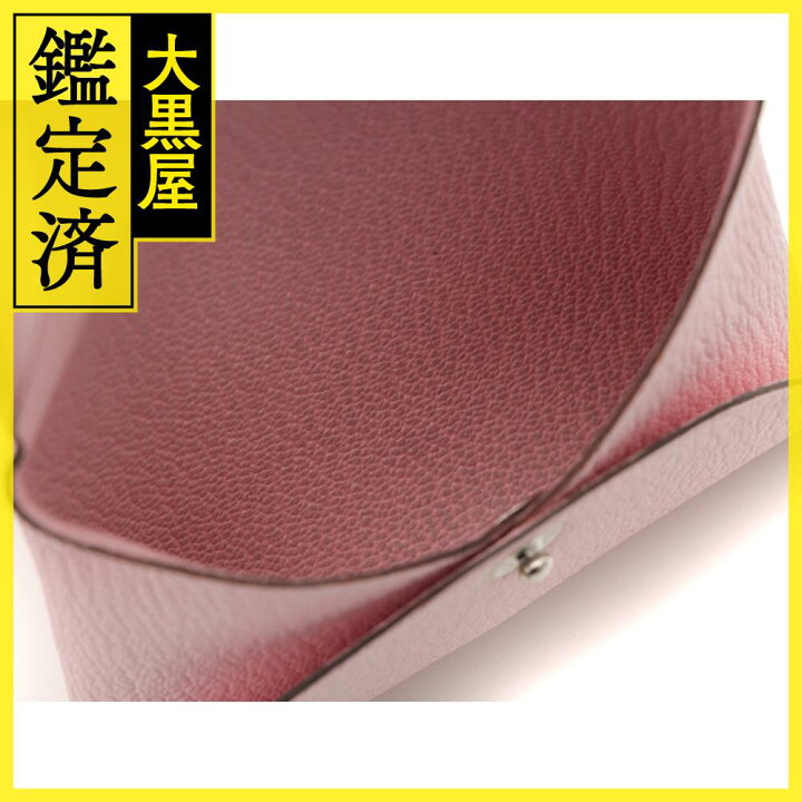 楽天市場】Hermes エルメス バスティア ローズサクラ/SV シェーブル D  