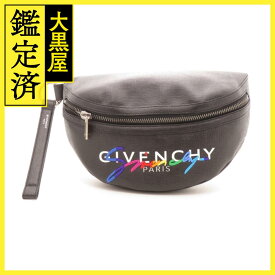 GIVENCHY　ジバンシー　バッグ　ベルトバッグ　ブラック　ナイロン　2143000486646　【437】 【中古】【大黒屋】