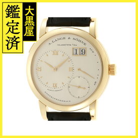 A.LANGE＆Sohne ランゲ＆ゾーネ ランゲ1 101.021/LS1011AA 手巻き 18YG/カワ ビッグデート メンズ 腕時計（2143200547437）【200】 【中古】【大黒屋】