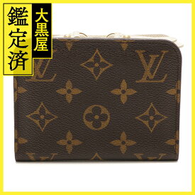 ルイ ヴィトン LOUIS VUITTON ポルトモネ・アンソリット モノグラム イヴォワール 二つ折り財布 M66703 【460】2141300411382 【中古】【大黒屋】