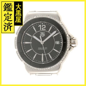 TAG HEUER　タグホイヤー　腕時計　フォーミュラ1　ダイヤベゼル　WAH1212.BA0859　セラミック/ステンレススチール　クォーツ　ブラック文字盤　レディース　2148103584107　【205】 【中古】【大黒屋】