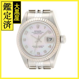 ROLEX　ロレックス　時計　デイトジャスト　79174NA　ホワイトシェル文字盤　ステンレススチール　自動巻　レディース　750WG/SS【430】 【中古】【大黒屋】