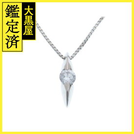 【送料無料】JEWELRY ノンブランドジュエリー ダイヤモンド ネックレス PT850/PT900 D0.181ct 2.9g【434】 【中古】【大黒屋】