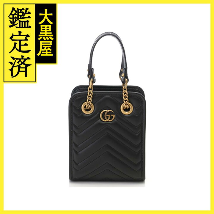 楽天市場】GUCCI グッチ GGマーモント キルティング ミニバッグ 