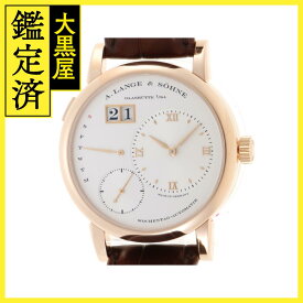 Lange＆Sohne　ランゲ&ゾーネ　ランゲ1・デイマティック　320.032　レトログラード デイデイト表示　自動巻き　PG/レザー（アリゲーター）　メンズ（2120000271731)【200】C 【中古】【大黒屋】