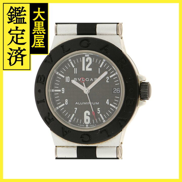 楽天市場】BVLGARI ブルガリ 腕時計 アルミニウム AL32TA ブラウン文字 