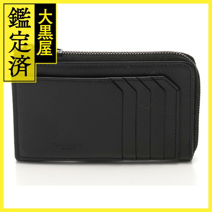 SAINT LAURENT サンローラン フラグメントキーリング付 ジップカード 
