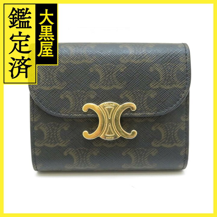 CELINE セリーヌ トリオンフ コインケース PVC レディース 中古 