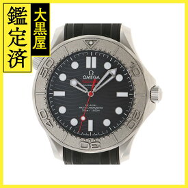 OMEGA オメガ 時計 シーマスター ダイバー300M ネクトン LIMITED 210.32.42.20.01.002 ブラックセラミック文字盤 SS/TI/ラバー 自動巻き メンズ（2120000276460）M【200】 【中古】【大黒屋】