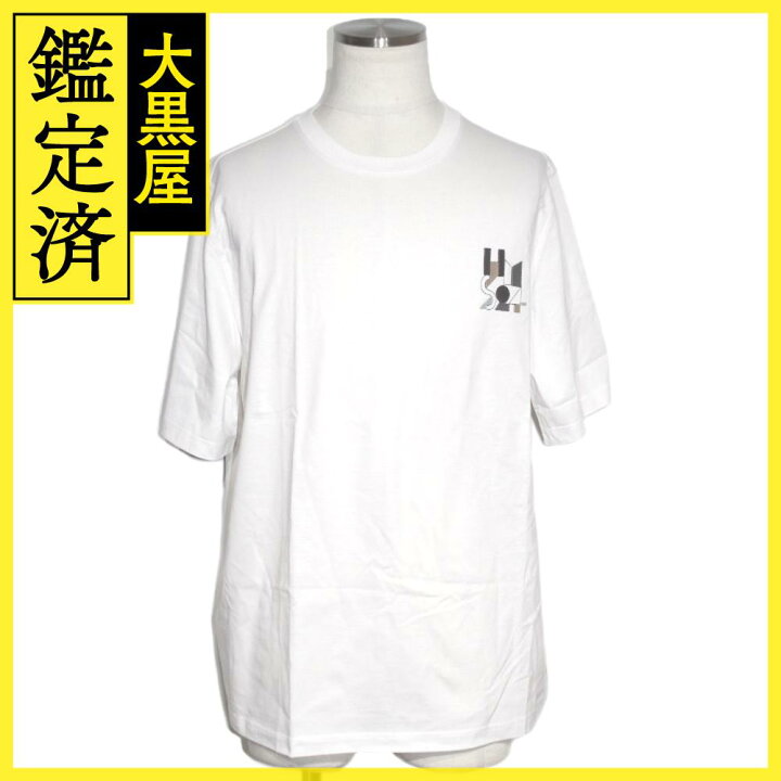 楽天市場】HERMES エルメス 衣類 Tシャツ ミニレザーパッチ メンズL 