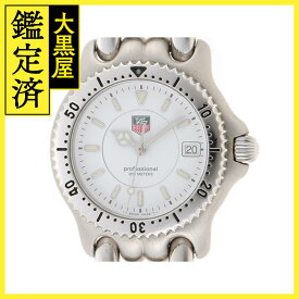 TAG HEUER　タグホイヤー　時計　スポーツエレガンス　 プロフェッショナル 　WG1212 　クォーツ　SS　ホワイト　2148103629976【207】 【中古】【大黒屋】