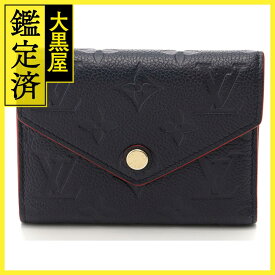 LOUIS VUITTON　ルイ・ヴィトン 　ポルトフォイユ・ヴィクトリーヌ　モノグラム・アンプラント　マリーヌルーシM64577【460】2147200494081 【中古】【大黒屋】