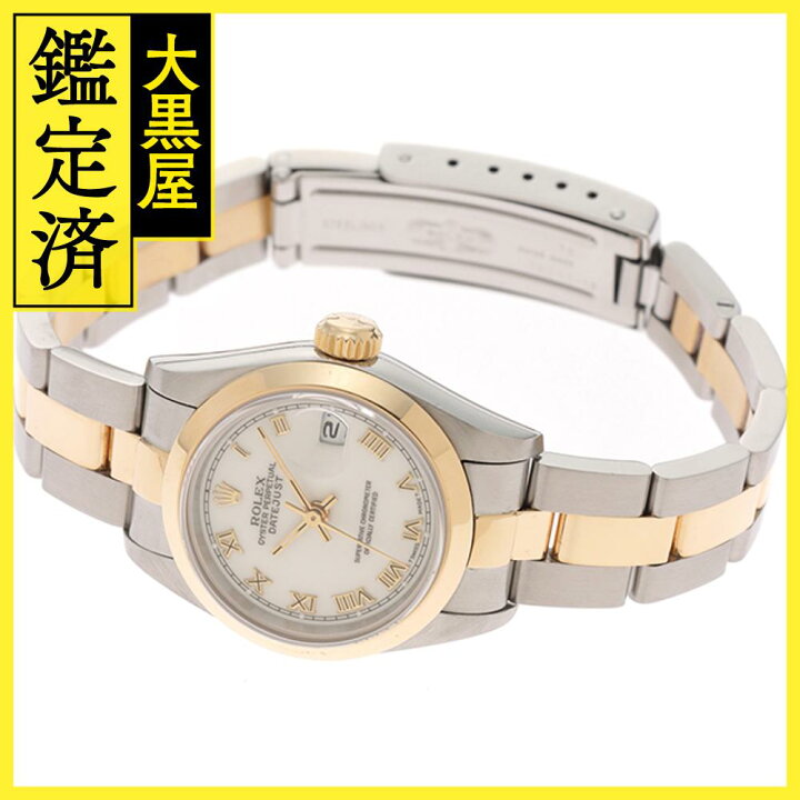 楽天市場】ROLEX ロレックス デイトジャスト 69163 YG/SS ホワイト  