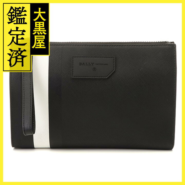 楽天市場】BALLY バリー セカンドバッグ ブラック／ホワイト 